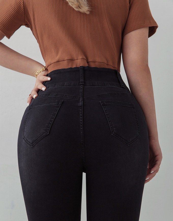 No Filter Shape-Up Slimming Skinny-Fit Denim Pants 2.0 (With Butt Padding)