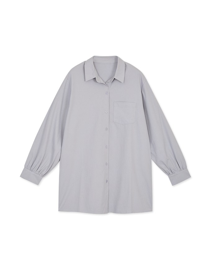Minimal Simplicity Long Blouse Shirt