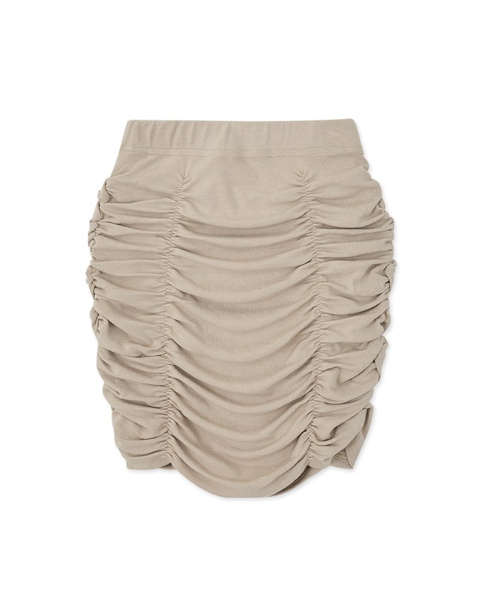 Iconic Ruched Bodycon Mini Skirt