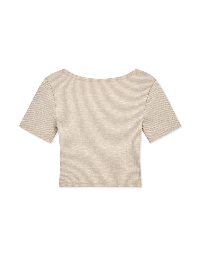 Beyond Basic Crossover Knit Top