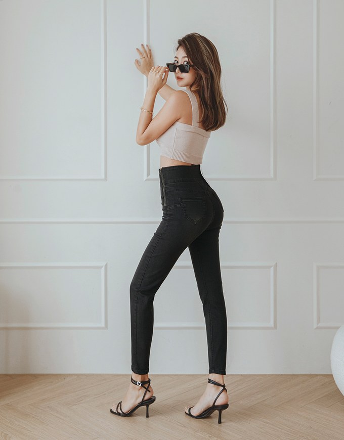 Petite Girl- No Filter Snatched Waist Shape-Up Slimming Skinny-Fit Denim Jeans Pants 3.0