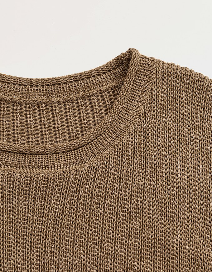 Modern Chic Sleeveless Knit Crop Top