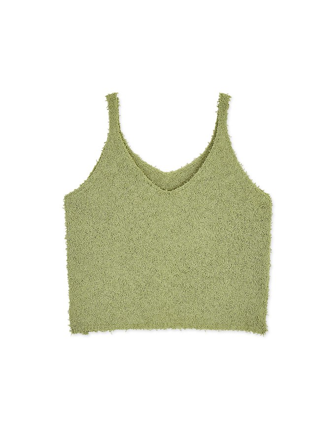 Elevated Detailing Plush Knit Cami Top