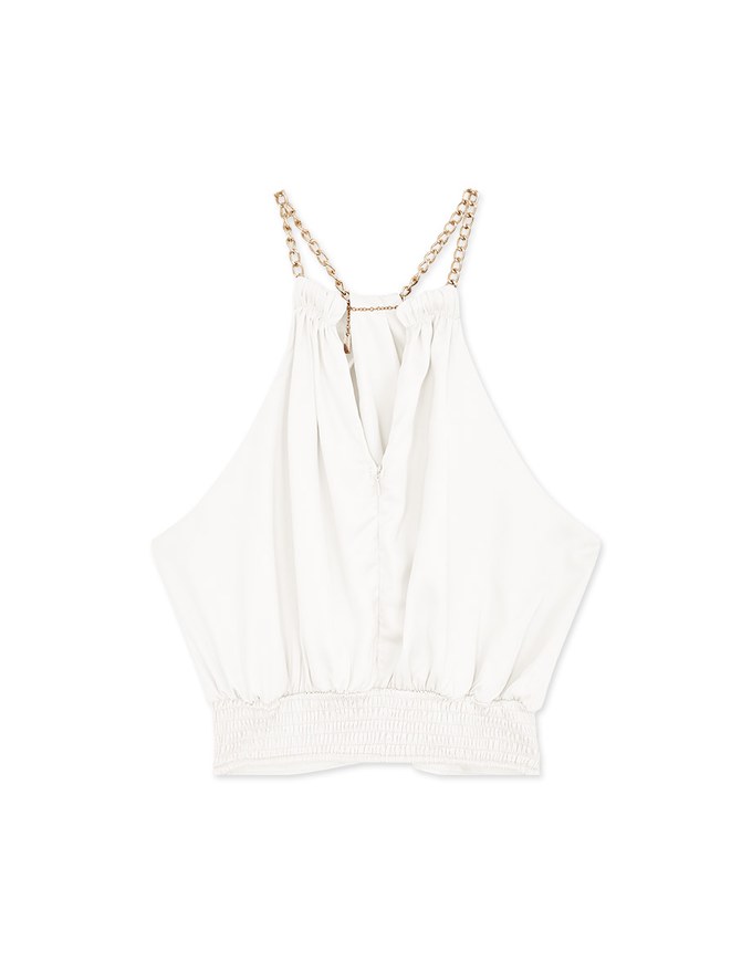Rugged Gold Chain Cami Top