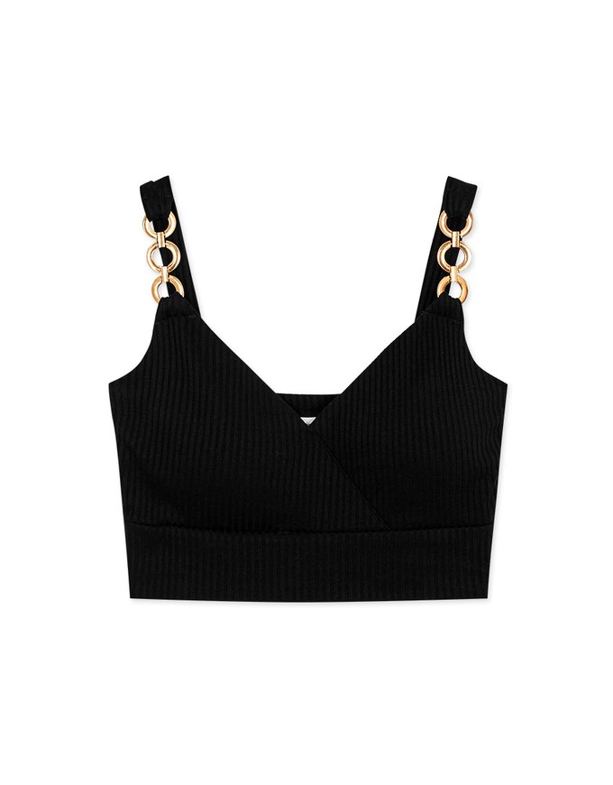 Golden Ring Shape Tank Top (With Chest Pad)