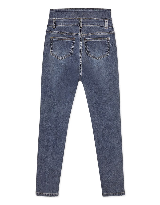 Tall Girl- Breezy Cooling No Filter Shape-Up Slimming Skinny-Fit Denim Jeans Pants