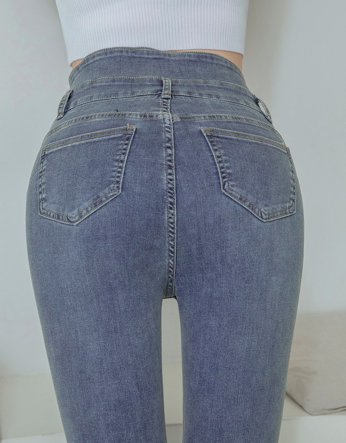 Tall Girl- Breezy Cooling No Filter Shape-Up Slimming Skinny-Fit Denim Jeans Pants