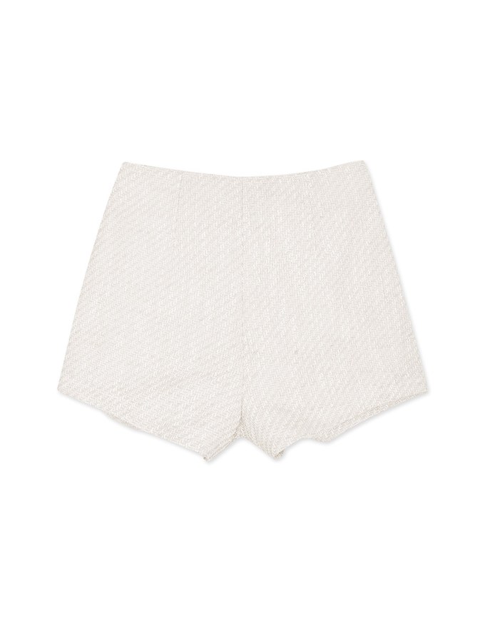 Tweed Elastic Shorts