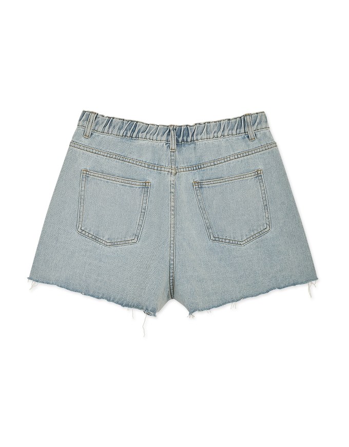 Denim Jeans Shorts With Drawers