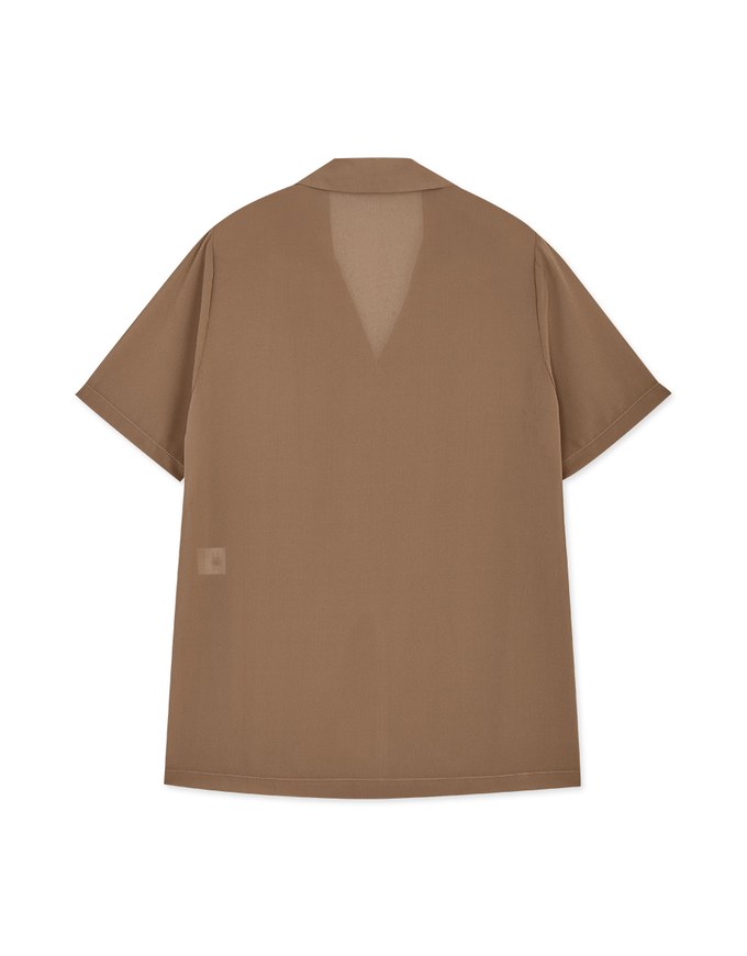 Smart Casual Short Sleeve Chiffon Blouse Shirt