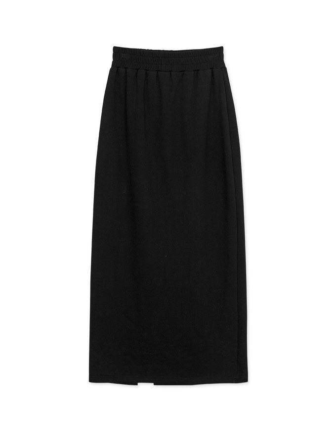 Laidback Casual Slit Maxi Skirt