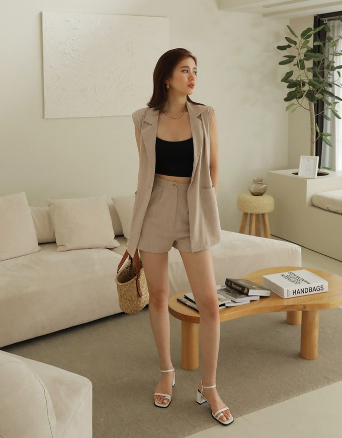 Edgy Smart Dainty Suit Shorts