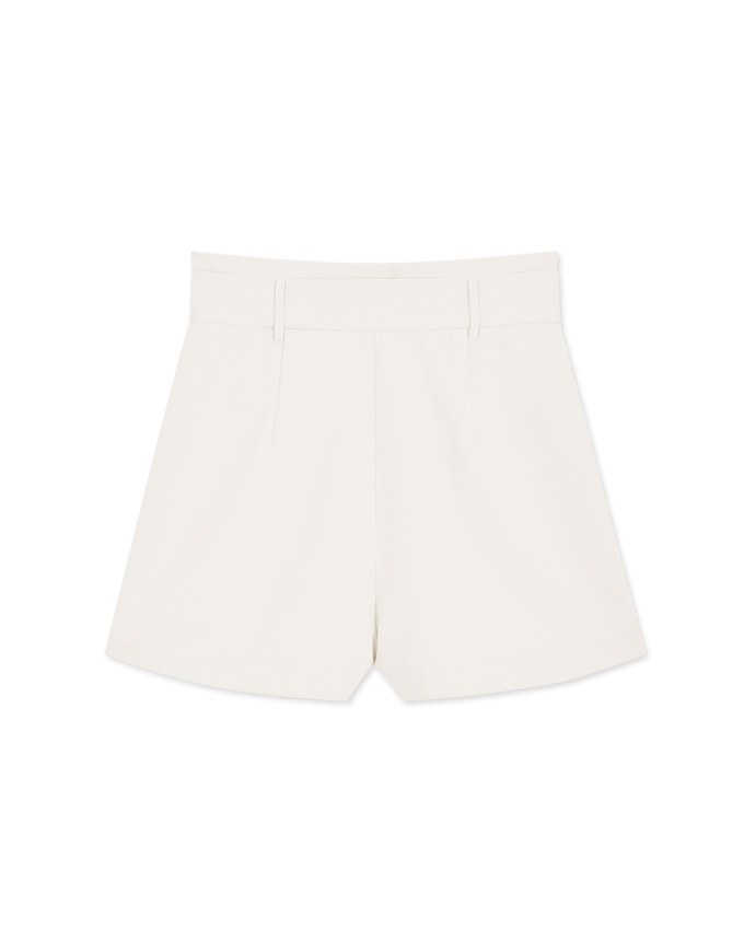 【Vacanza】High Waisted Pleated Shorts