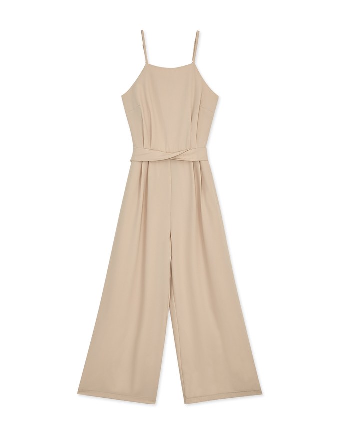 LYCRA JUMPSUIT WITH THIN STRAPS — Room 401