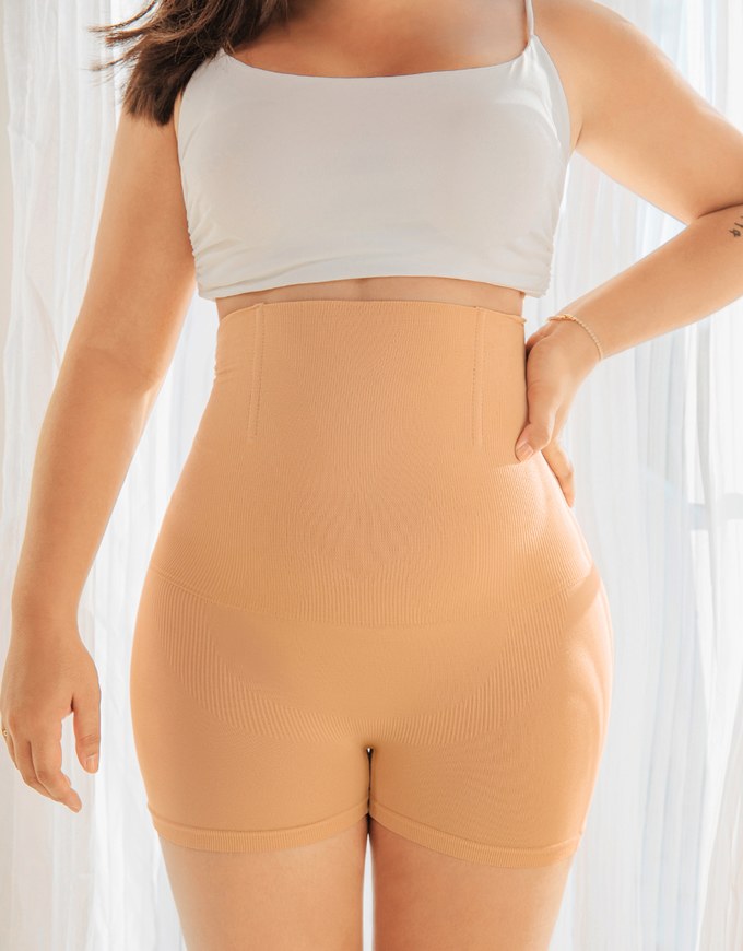 SHEIN High Waisted Shapewear Shorts (Removable padding), Women's Fashion,  Bottoms, Jeans & Leggings on Carousell