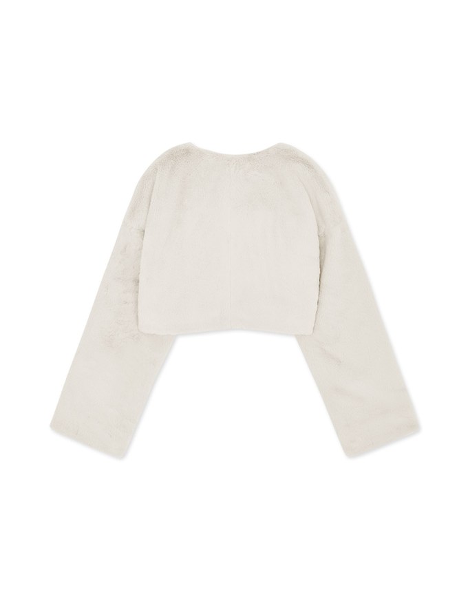 [I'M Meme] Cashmere Loose Short Cardigan Blazer Jacket