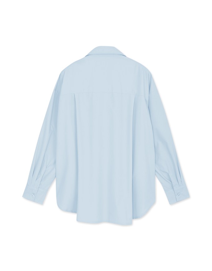 Anti-Wrinkle Iron Free Loose Long Blouse Shirt