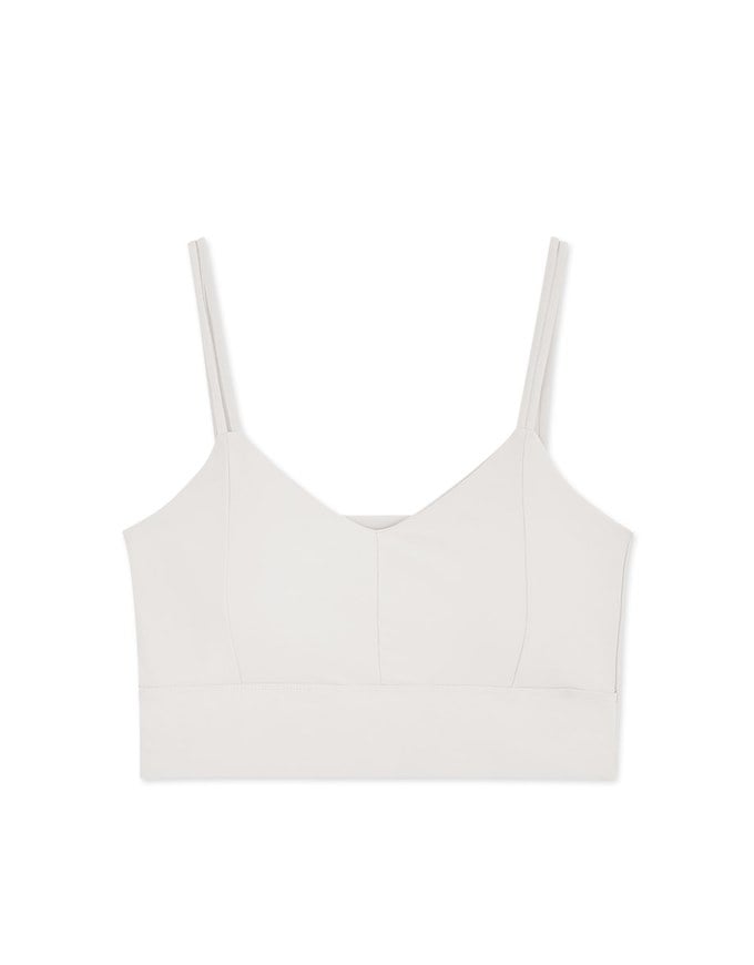 Airy Cool Straight Grain Thin Shoulder Strap Bra Top - AIR SPACE