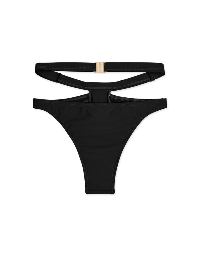 Adjustable Vest Bow Design Bikini Bottom