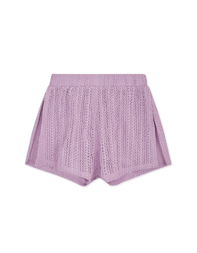 Lace Slit Shorts