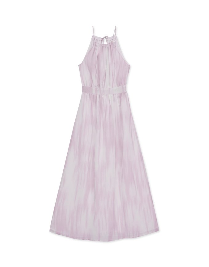 Halter Tie-Dye Long Dress