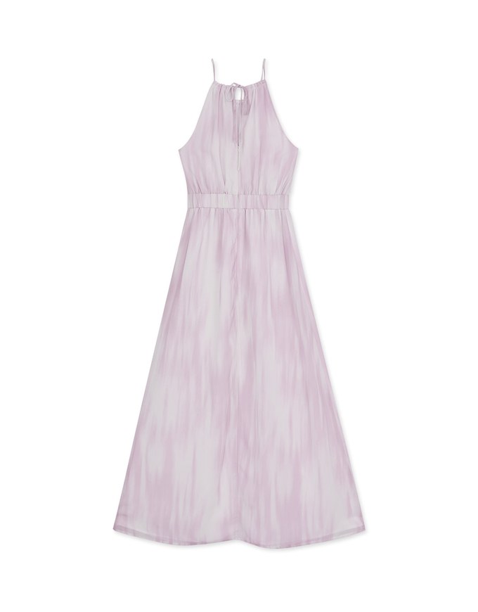 Halter Tie-Dye Long Dress