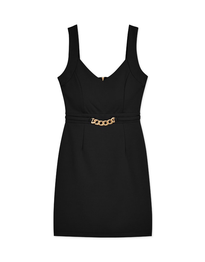 Goldchain Slimming Dress - AIR SPACE