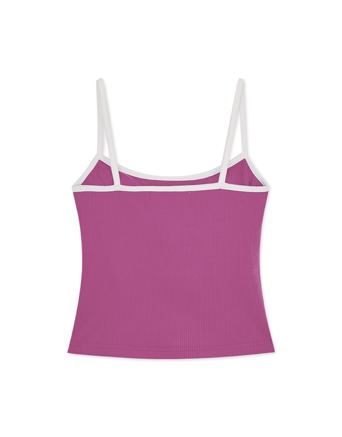 Contrast Color Cami Top (With Padding) - AIR SPACE