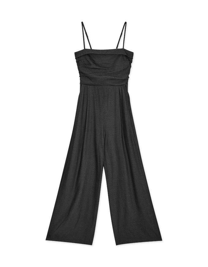 Smart Casual Thin Strap Jumpsuit (With Padding)