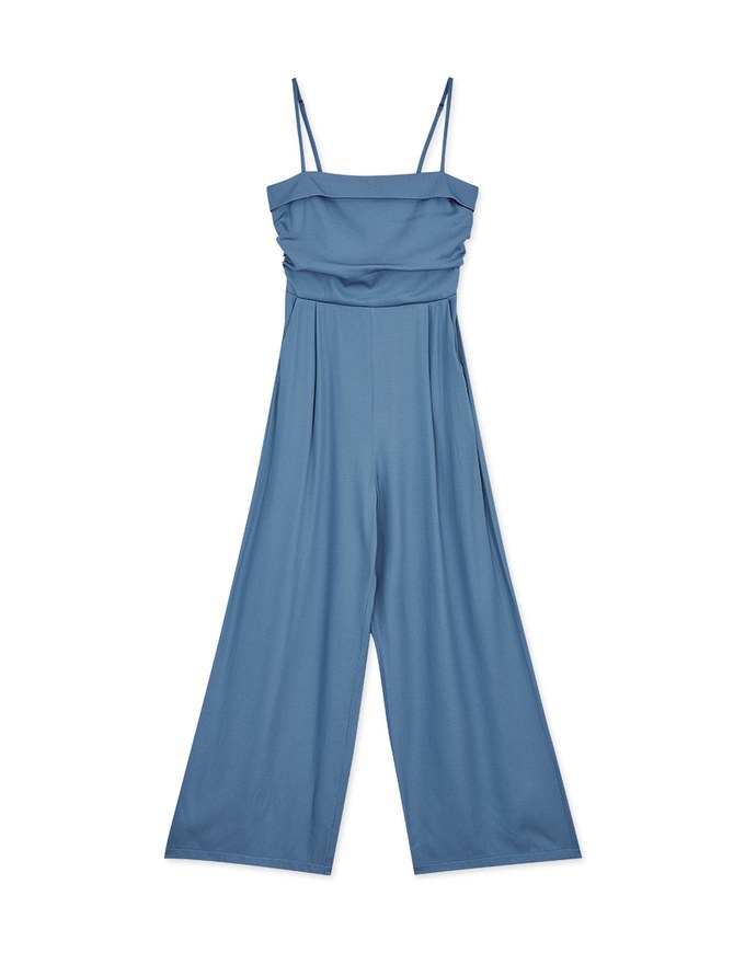 LYCRA JUMPSUIT WITH THIN STRAPS — Room 401