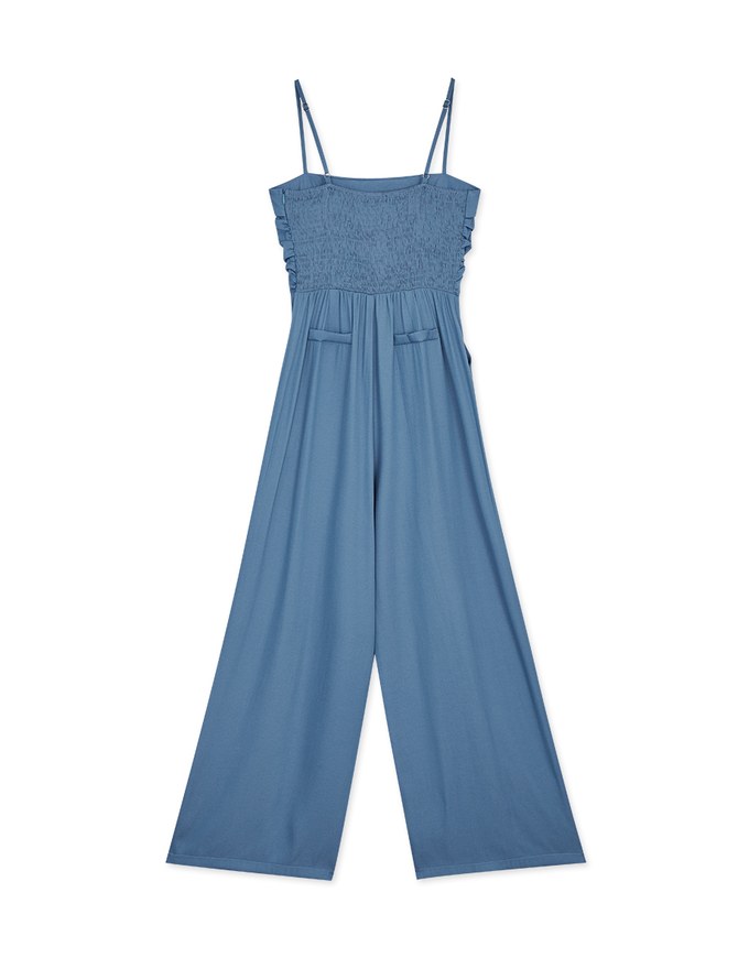 Smart Casual Thin Strap Jumpsuit (With Padding)