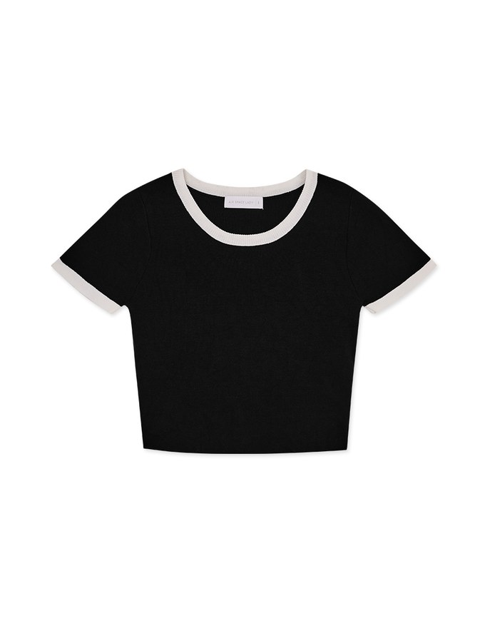 Basic Round Neck Crop Top