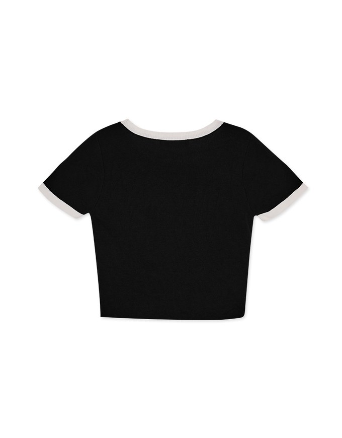 Basic Round Neck Crop Top