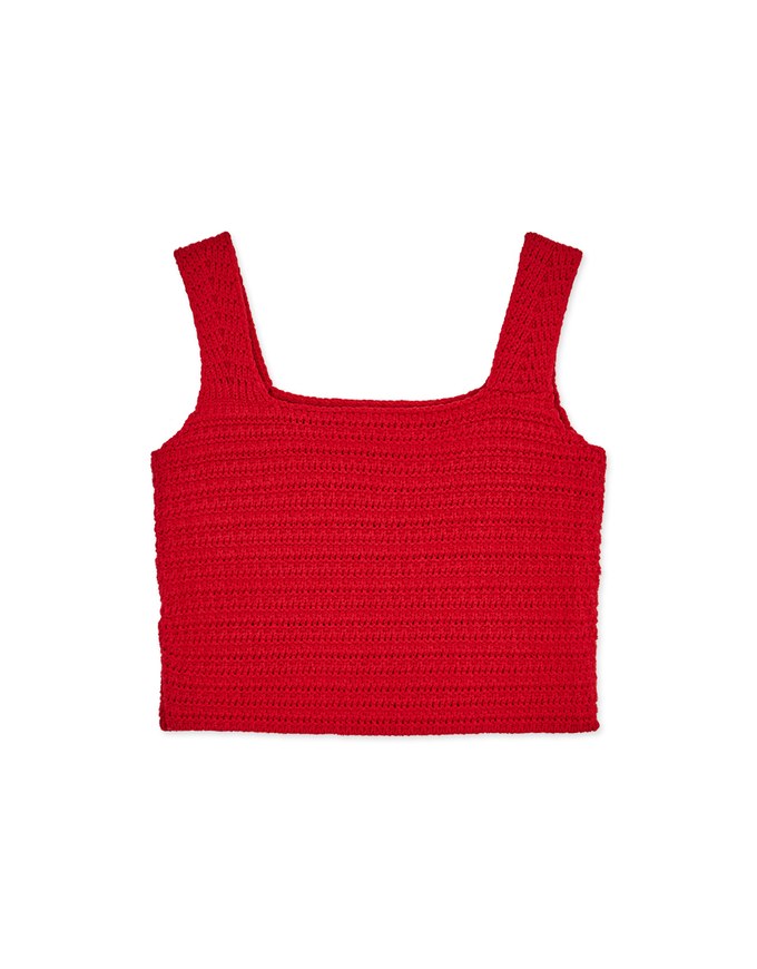 Textured Knit Tank Top