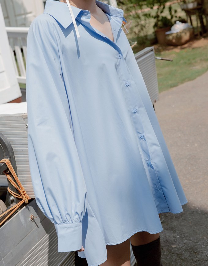 【MEIGO's Design】Boyfriend’s Style Loose Shirt Dress