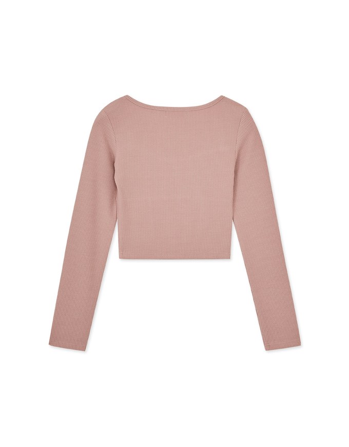 Square Neck Knit Top