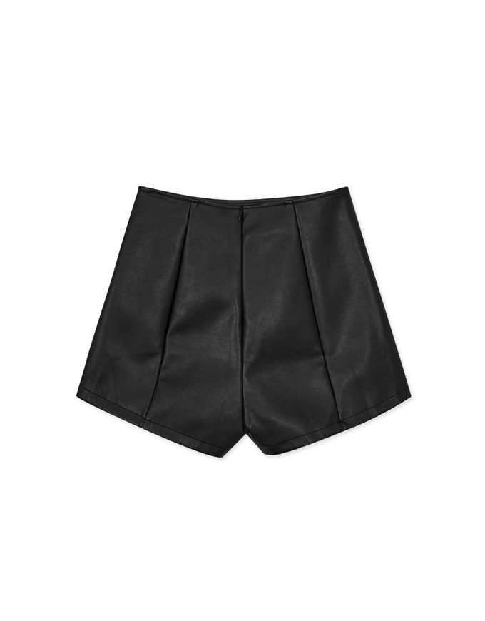 K-Pop Slimming Leather Shorts