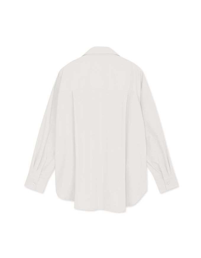 Anti-Wrinkle Iron Free Loose Long Blouse Shirt