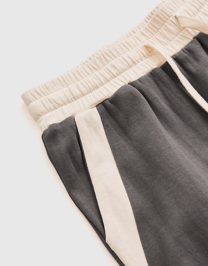 Contrast Color Comfort Maxi Skirt