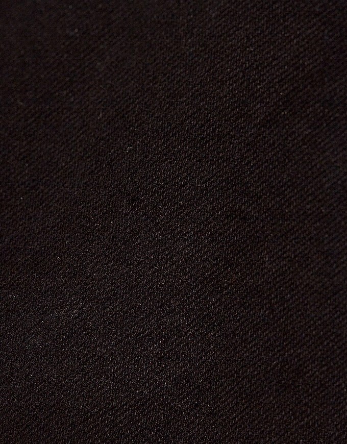 Front Slit Stitched Denim Jeans Maxi Skirt