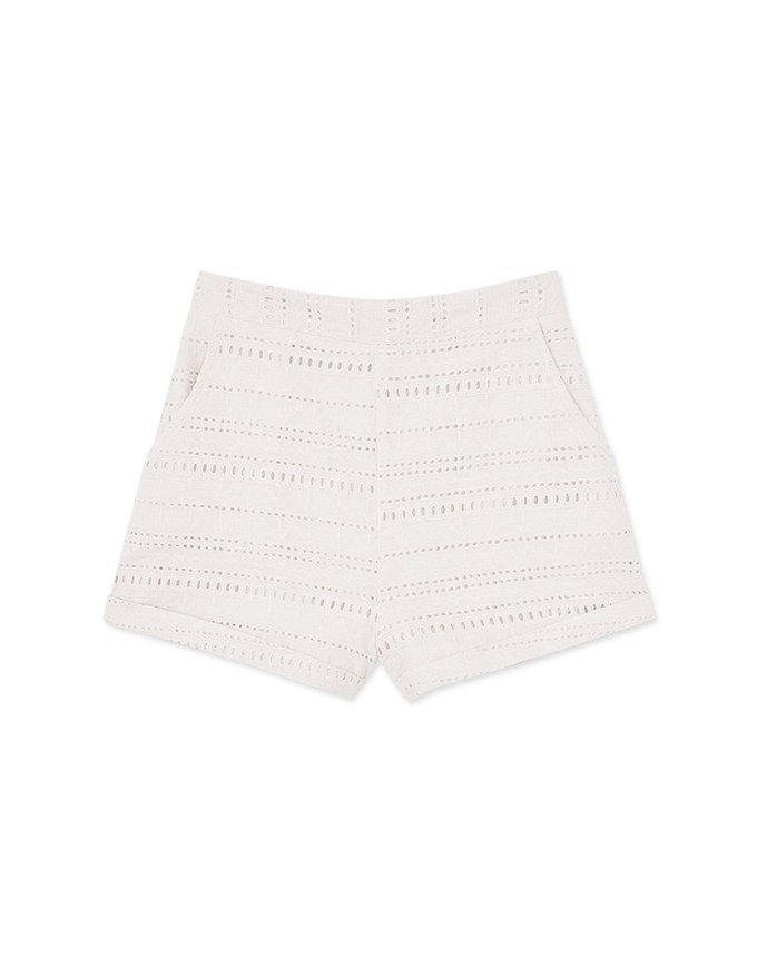 Comfortable Cotton Embroidered Shorts