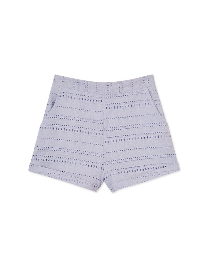 Comfortable Cotton Embroidered Shorts