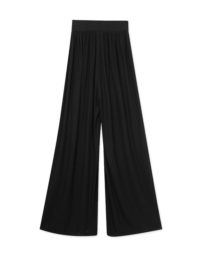 Airy Cool High Waisted Wide Pants Culottes