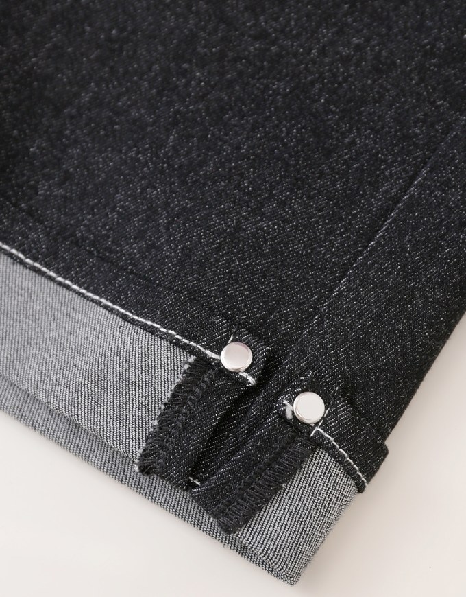Fashionable Stitched Jeans Denim Short