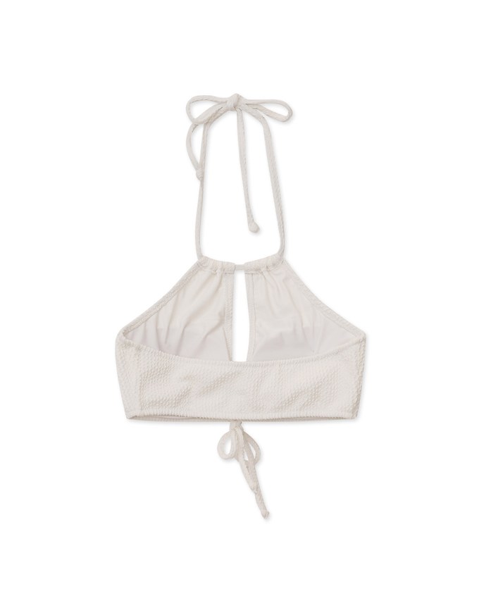 【PUSH UP】Multi Way Stylish Wrinkle Knit Strap Bikini Top