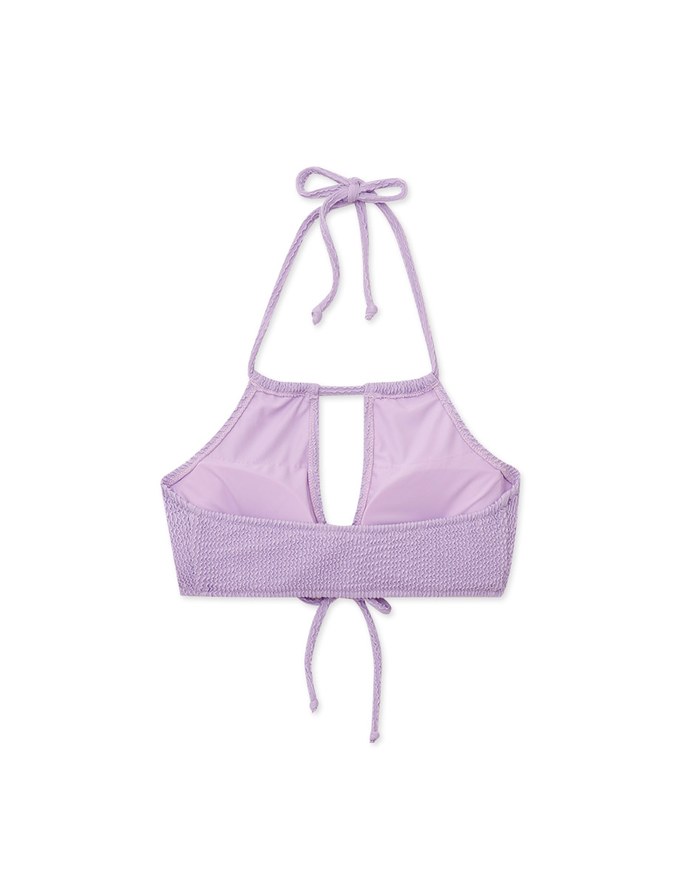 【PUSH UP】Multi Way Stylish Wrinkle Knit Strap Bikini Top