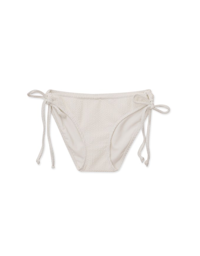 Stylish Wrinkle Knit Side Strap Bikini Bottom