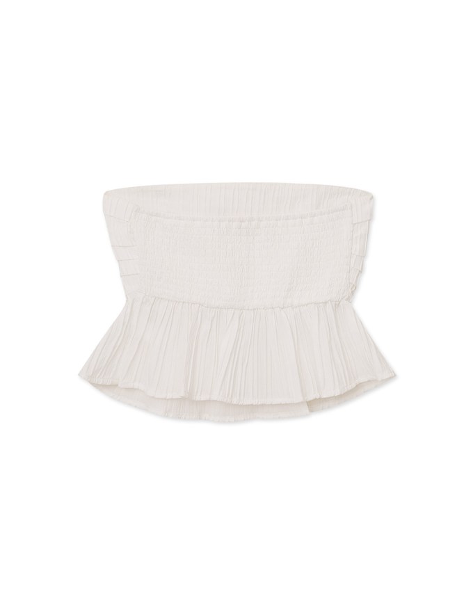 Ruffle Knit Tube Top