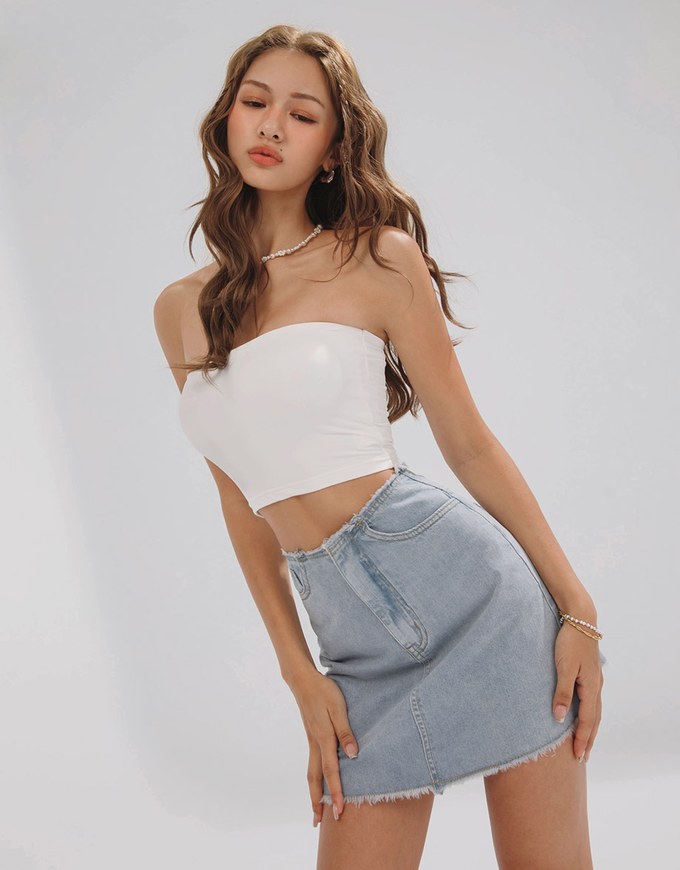 American Tassel Jeans Denim Skirt