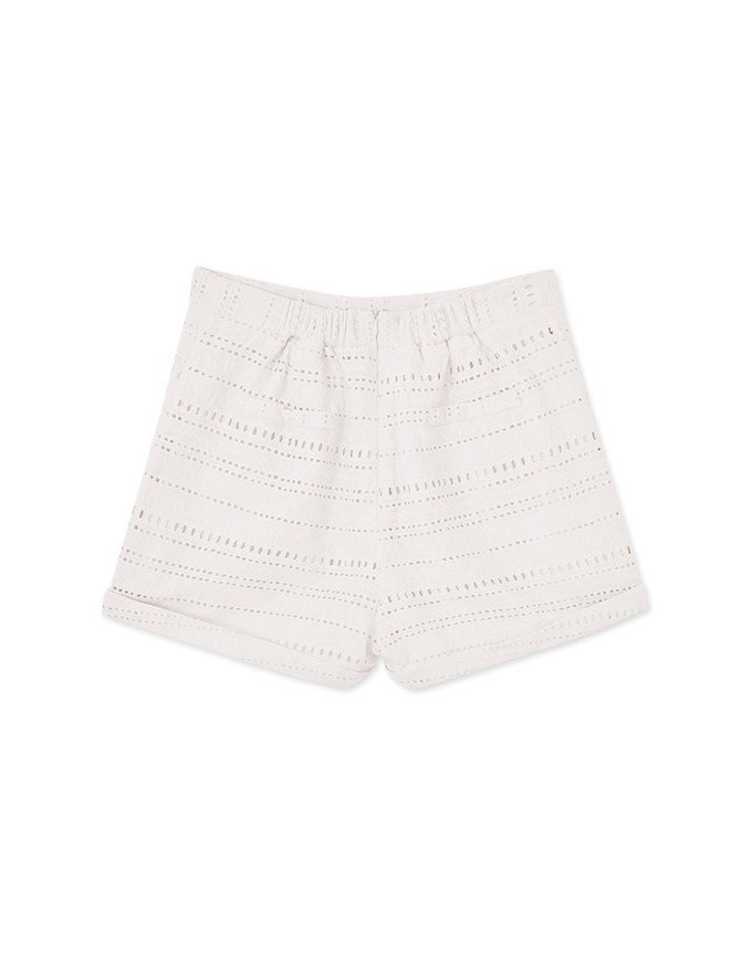 Comfortable Cotton Embroidered Shorts